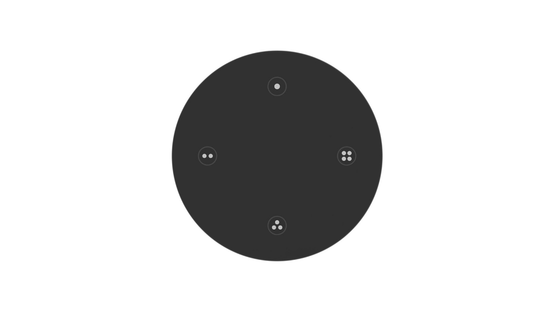 Пульт Arlight SMART-801-22-4G-4SC-SH Black (3V, Magnet, 2.4G) 046481