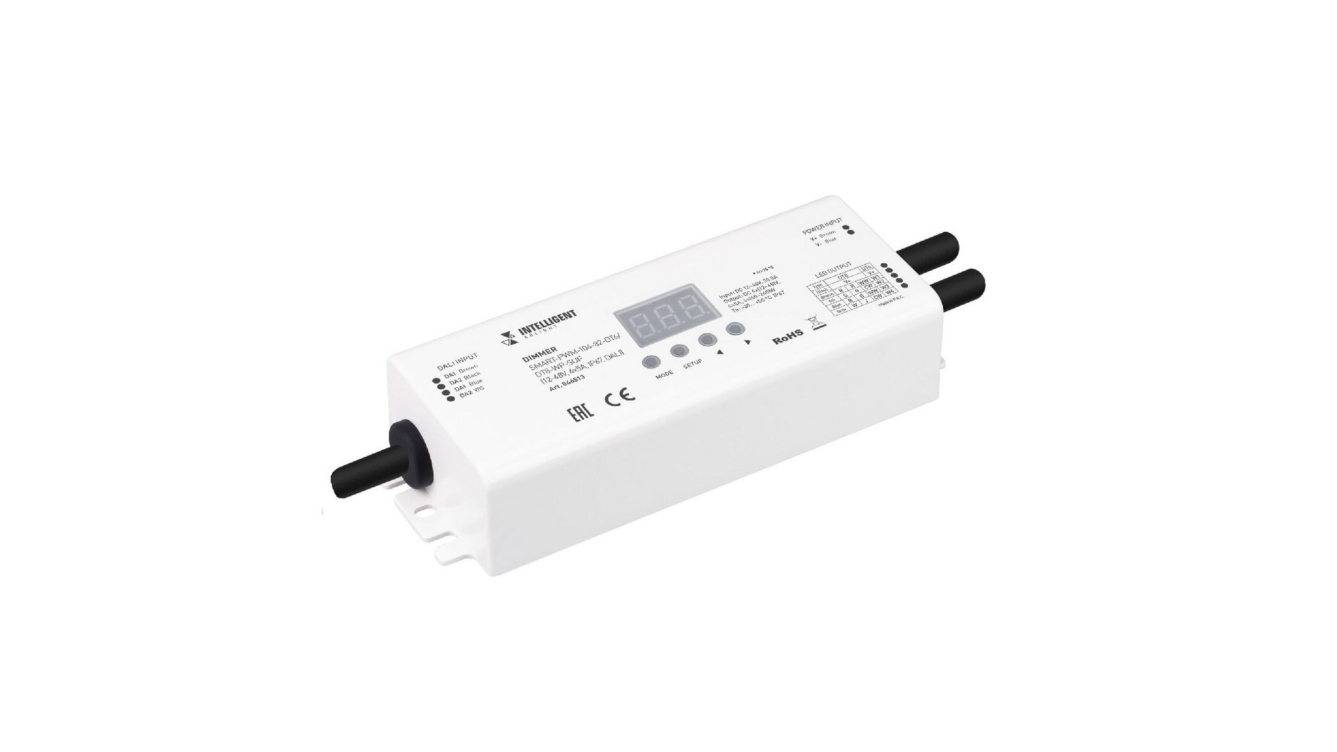 Диммер Arlight SMART-PWM-104-82-DT6/DT8-WP-SUF (12-48V, 4x5A, IP67, DALI) 046513