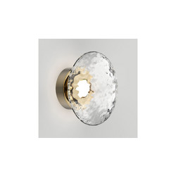 Настенный светильник Eurosvet Ripple 50389/1 LED латунь a069025