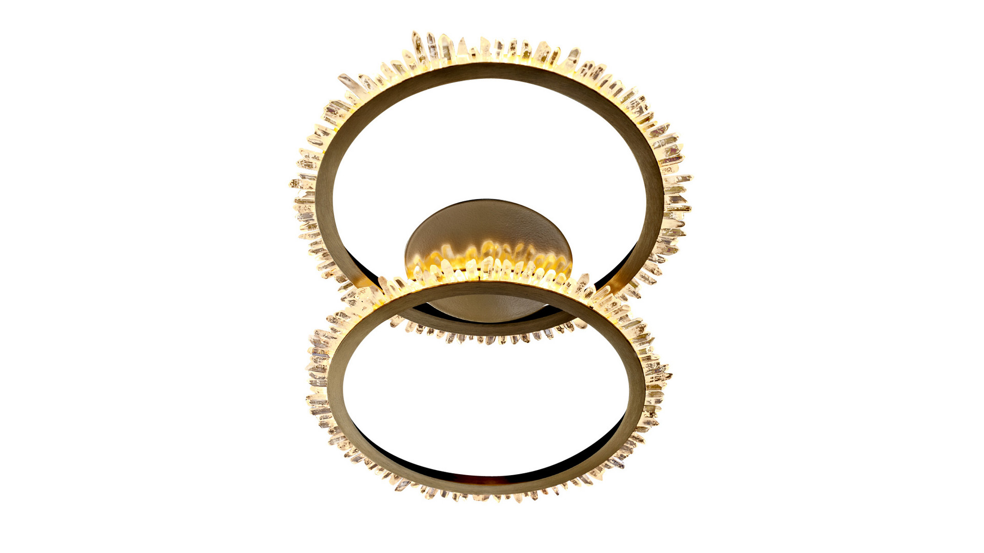 Потолочная люстра Delight Collection Quartz Halo MX20020154-2A satin gold