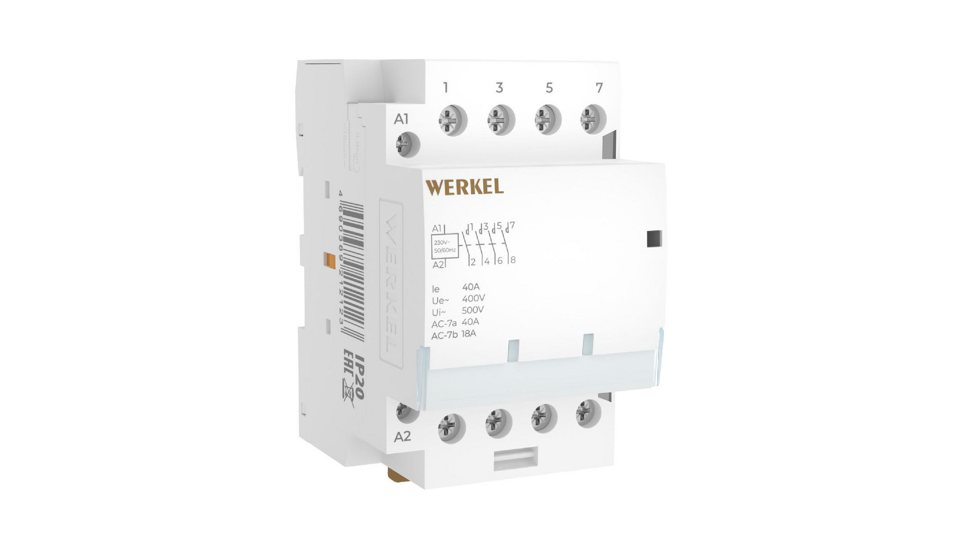 Контактор модульный Werkel W943M40O 4690389212123 a069477