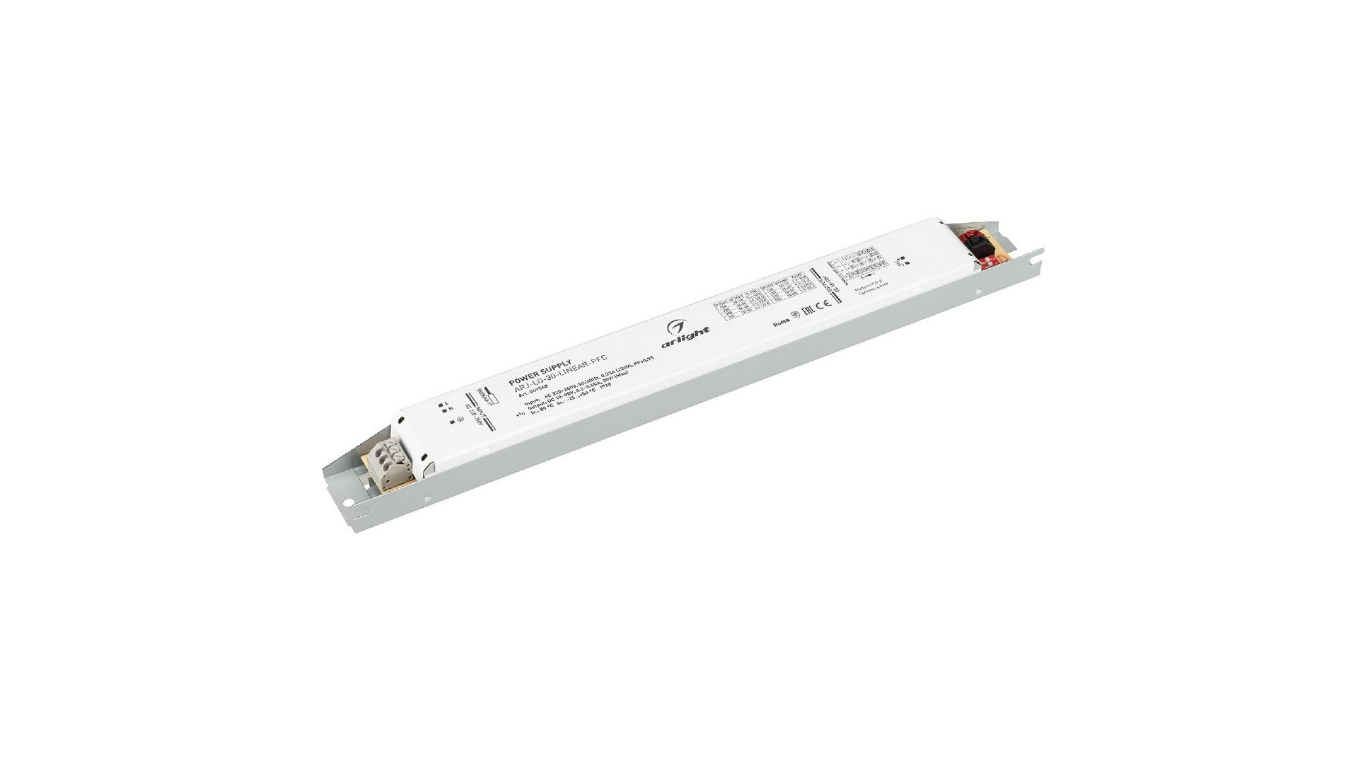 Блок питания Arlight ARJ-LG-30-LINEAR-PFC (30W, 18-90V, 0.2-0.55A) 049548
