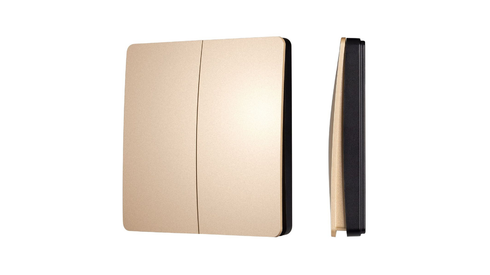 Кнопочная панель Arlight KINETIC-801-22-2G-WP-SUF Gold (No battery, IP67, 433Mhz) 043313
