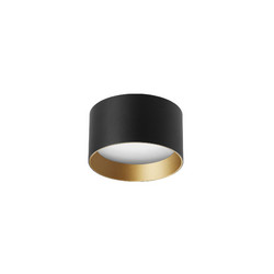 Накладной светильник Arlight SP-BISCOTTO-R90-8W Warm3300-MIX (BK-GD, 80 deg, 230V) 055025
