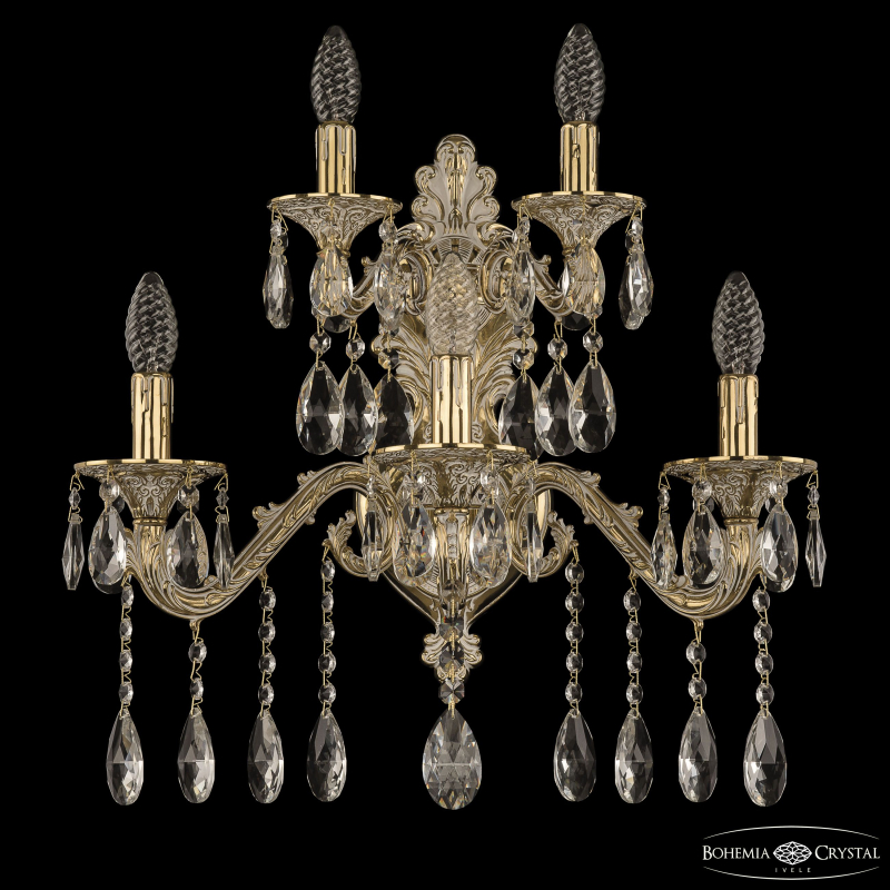 Бра Bohemia Ivele Crystal Florence 7102B16/3+2/210 A GW