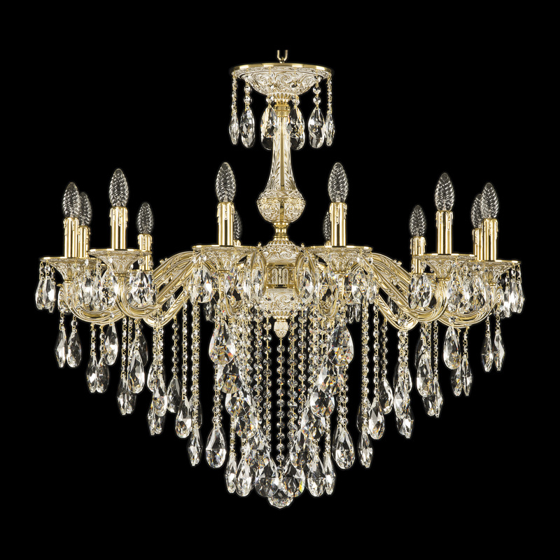 Подвесная люстра Bohemia Ivele Crystal Florence 71102/12/300 B GW