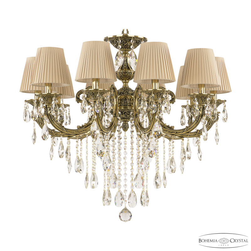 Подвесная люстра Bohemia Ivele Crystal Florence 71209/10/250 B GB ST4