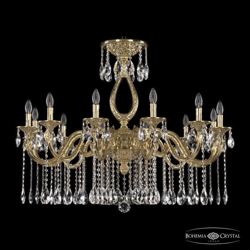 Подвесная люстра Bohemia Ivele Crystal Florence 71301/12/360 A G
