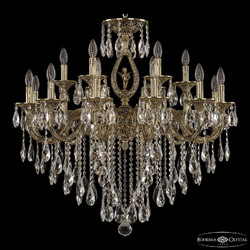 Подвесная люстра Bohemia Ivele Crystal Florence 71401/12+6/300 B GB FA10M