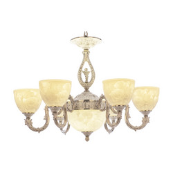 Подвесная люстра Bohemia Ivele Crystal Florence 71403P/6/175 NW P1 U Rose FA10S