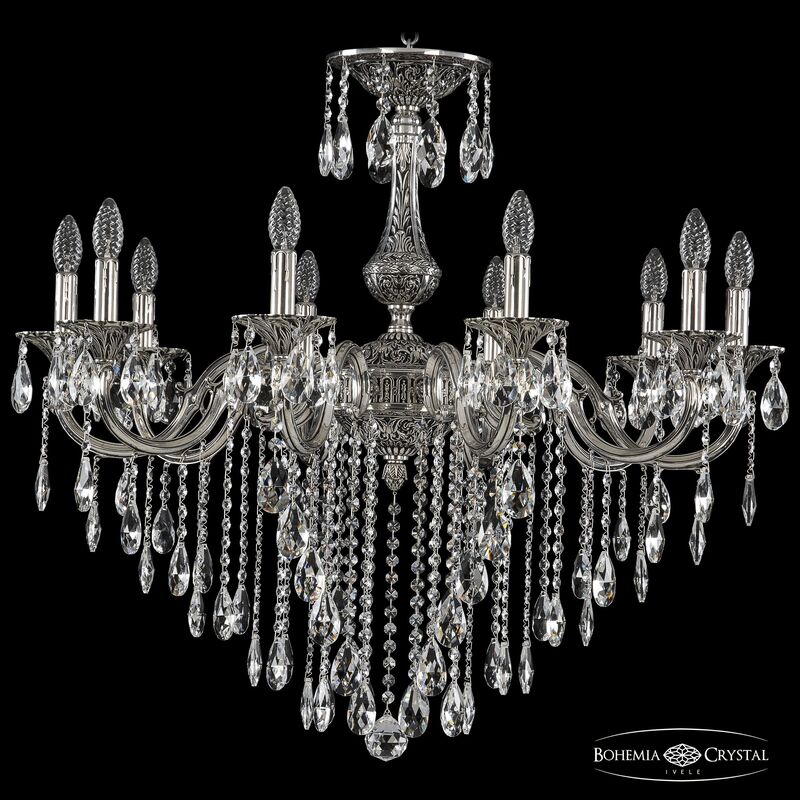 Подвесная люстра Bohemia Ivele Crystal Verona 72101/10/300 B NB