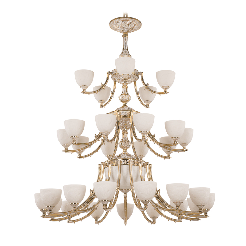 Подвесная люстра Bohemia Ivele Crystal Verona 72111P/15+10+5/420/3d GW P1 U Angel