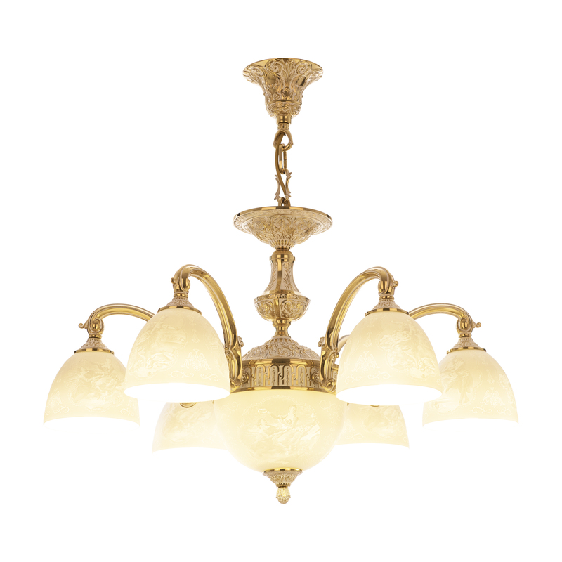 Подвесная люстра Bohemia Ivele Crystal Verona 72209P/6/175 GW P1 D Pair