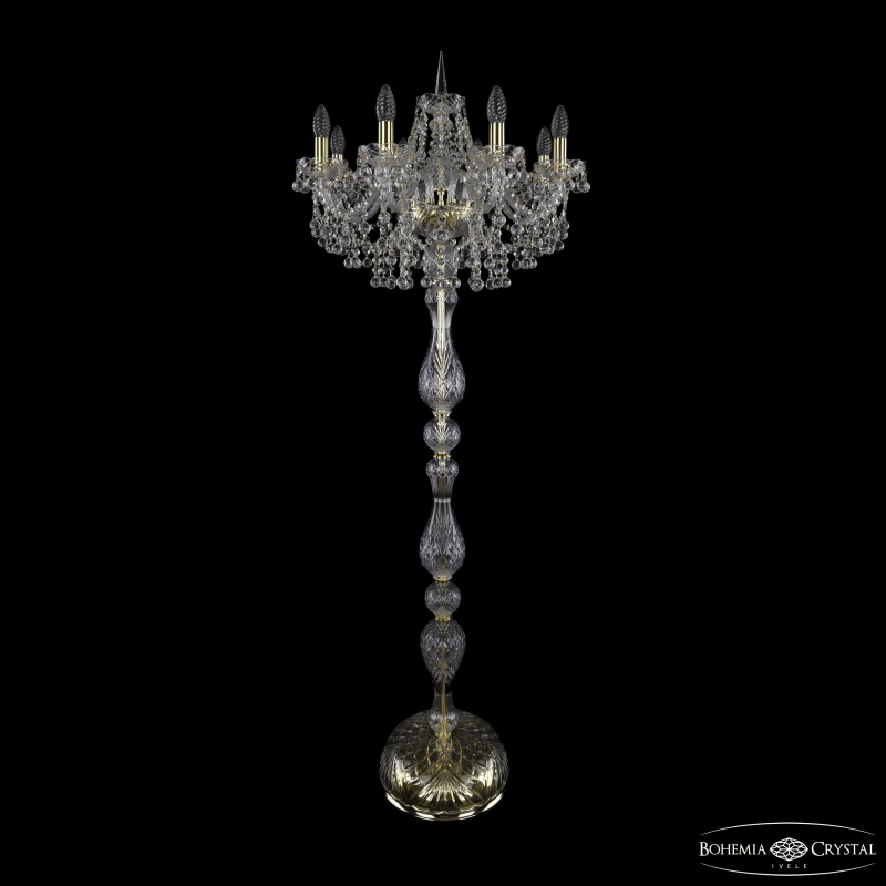 Торшер Bohemia Ivele Crystal 1409T1/8/195-160 G
