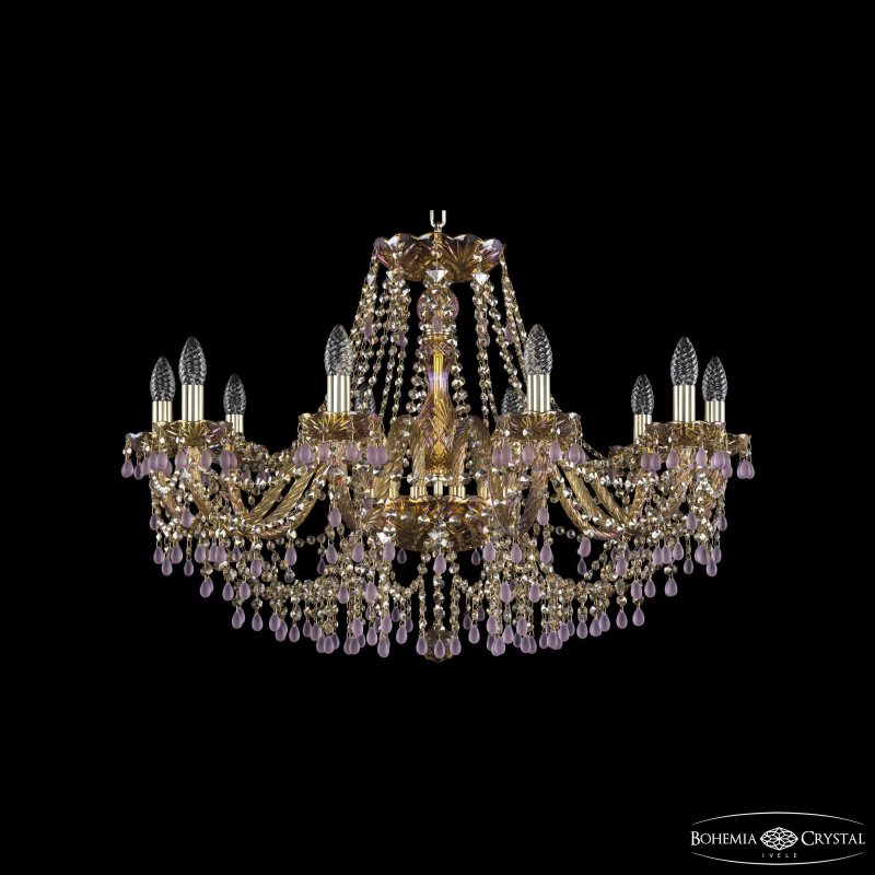 Подвесная люстра Bohemia Ivele Crystal 1410/10/300 G V7010 M777