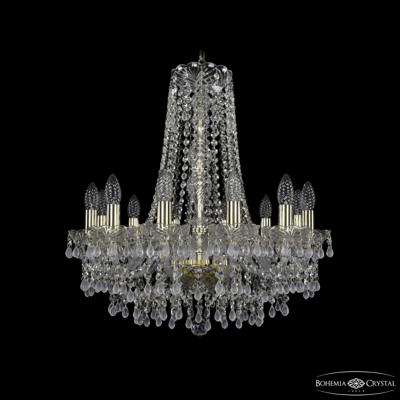 Подвесная люстра Bohemia Ivele Crystal 1410/12/195/h-60 G V0300