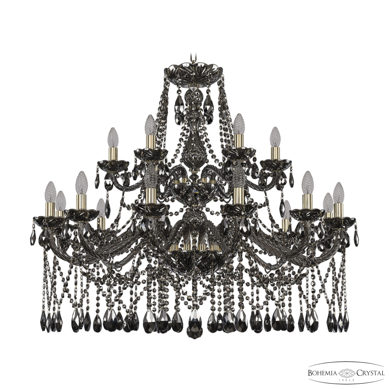 Подвесная люстра Bohemia Ivele Crystal 1413/12+6/360/2d G M781