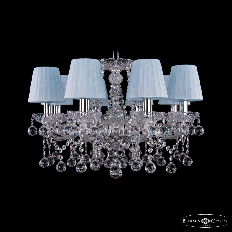Подвесная люстра Bohemia Ivele Crystal 1413/8/200 Ni Balls SH4