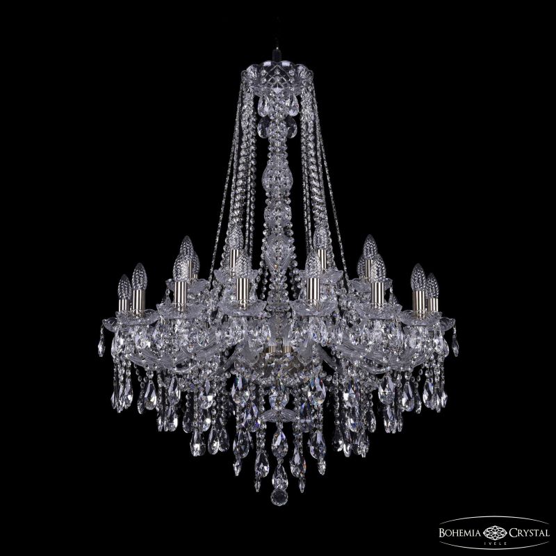 Подвесная люстра Bohemia Ivele Crystal 1415/16+8/300/h-106 Pa