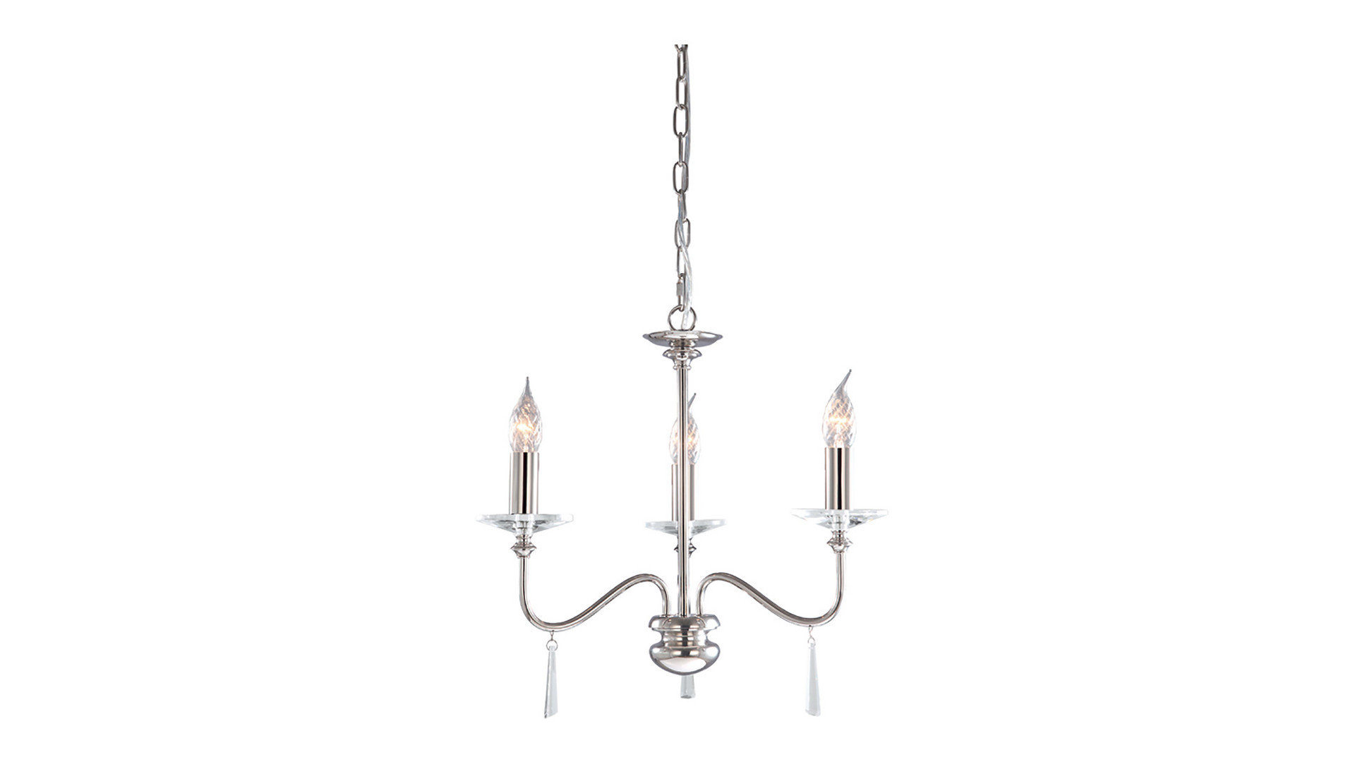 Подвесная люстра Elstead Lighting Finsbury park FP3-POL-NICKEL