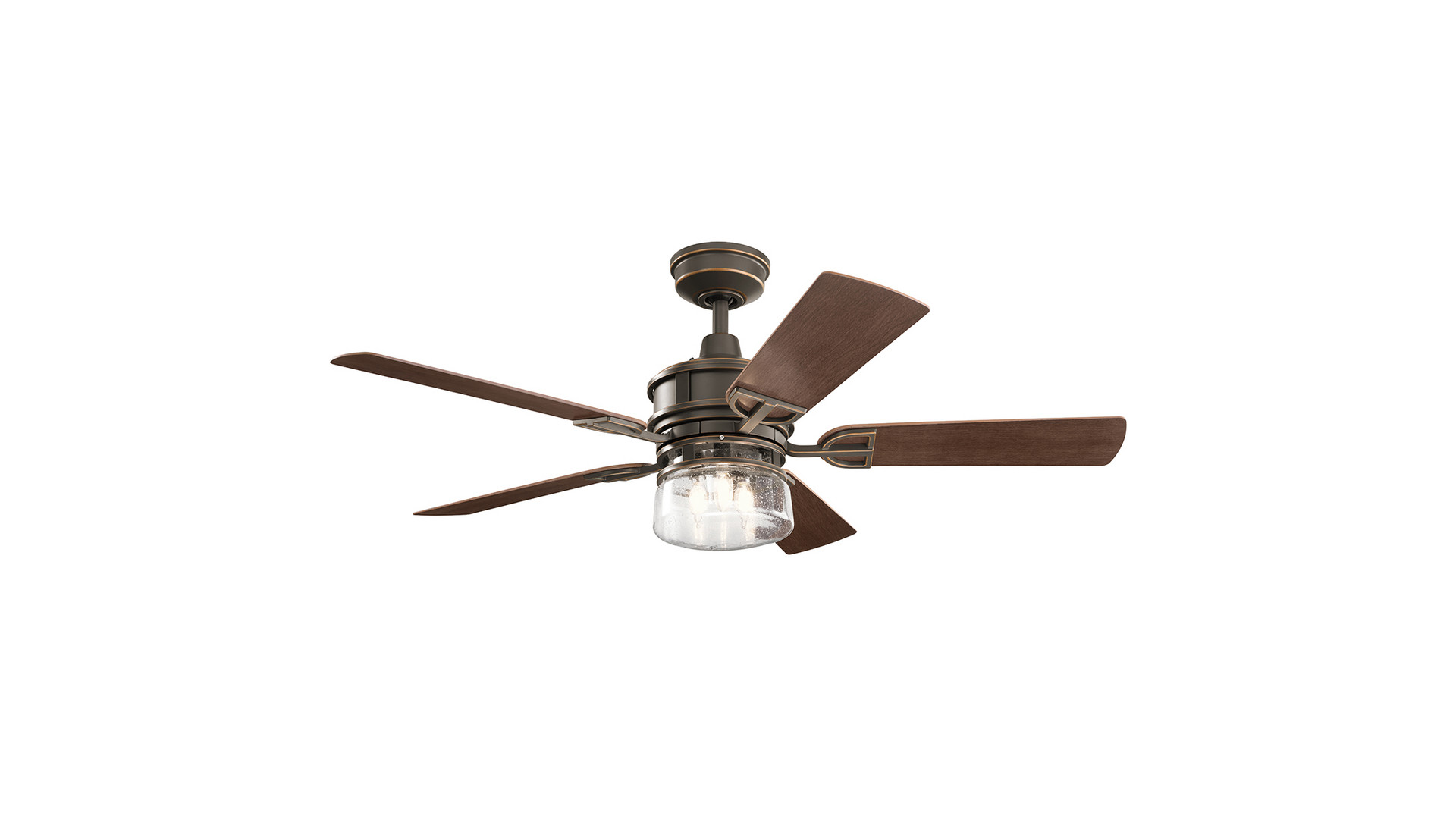 Люстра-вентилятор Kichler Lyndon patio KLF-LYNDON-52-OZ