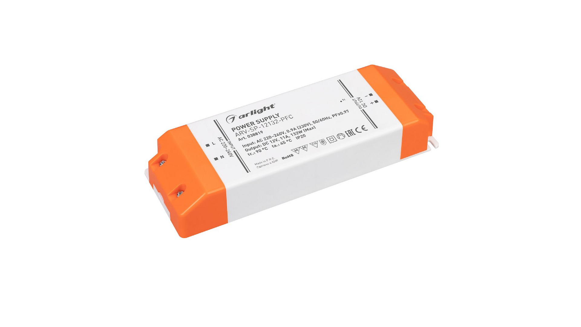 Блок питания Arlight ARV-SP-12132-PFC (12V, 11A, 130W) 038819