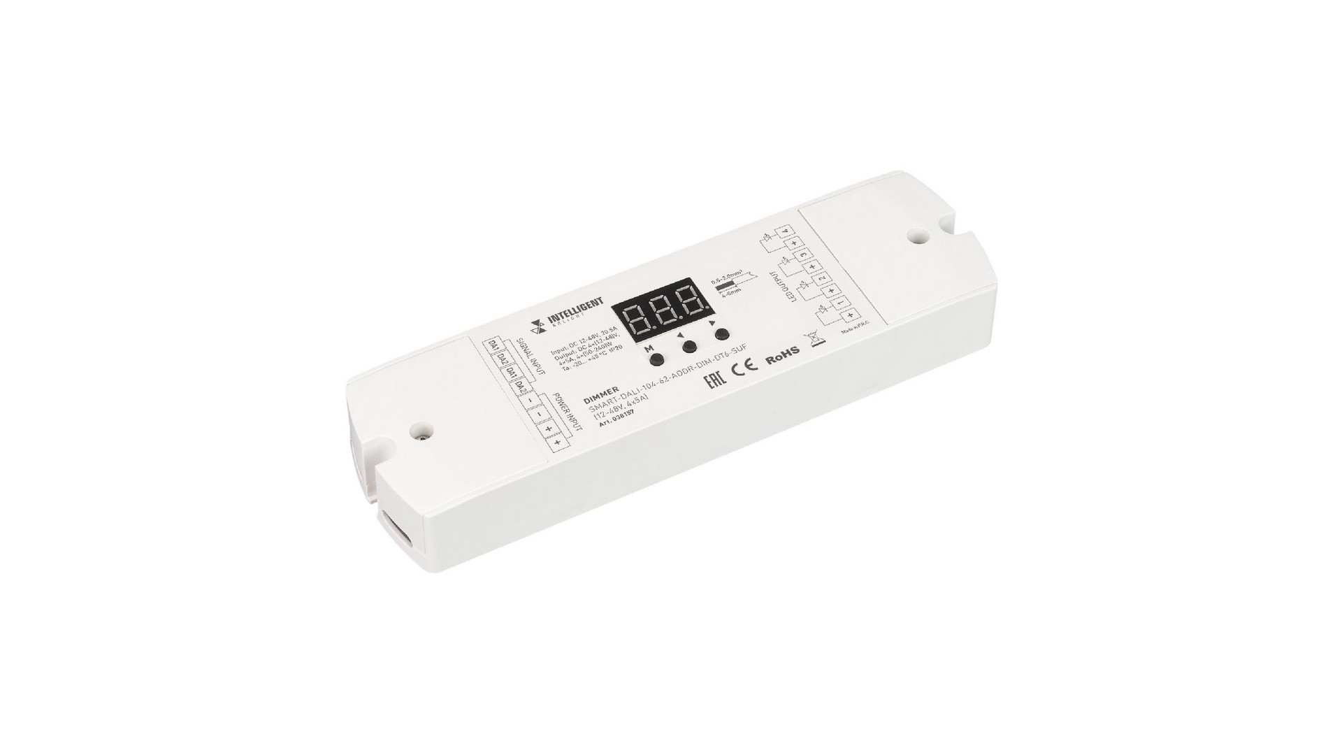 Диммер Arlight SMART-DALI-104-62-ADDR-DIM-DT6-SUF (12-48V, 4x5A) 038157