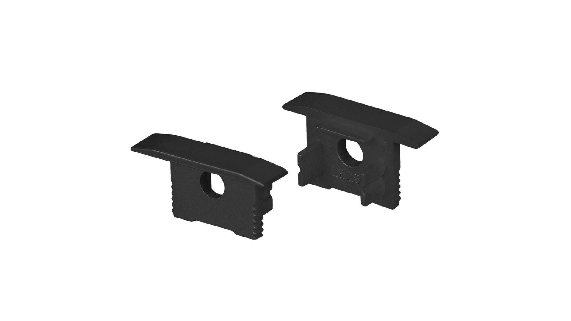 Заглушка Arlight SL-SLIM-H13M-F25 BLACK с отверстием 037515