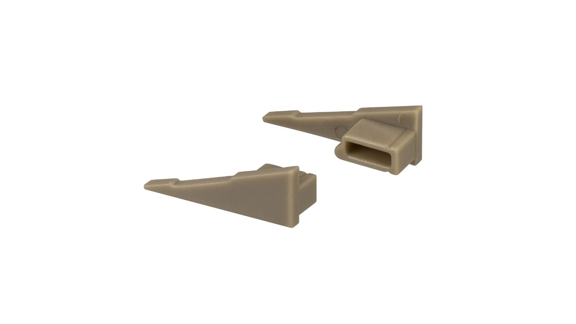 Комплект заглушек Arlight SL-MINI-SHELF-H8 OLIVE GREY 038810