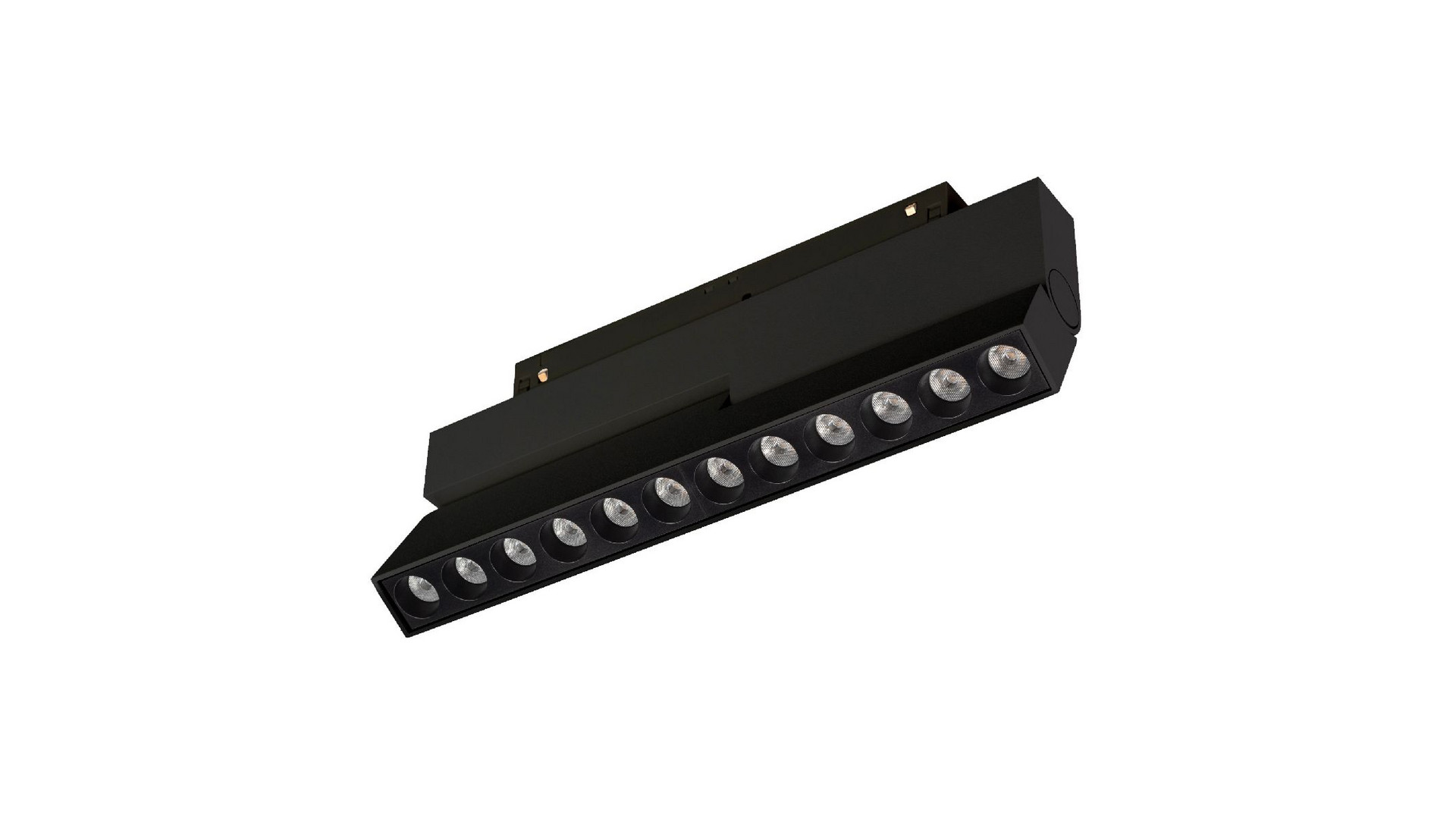 Трековый магнитный светильник Arlight MAG-ORIENT-DOTS-FOLD-S230-12W Day4000 (BK, 30 deg, 48V) 041531