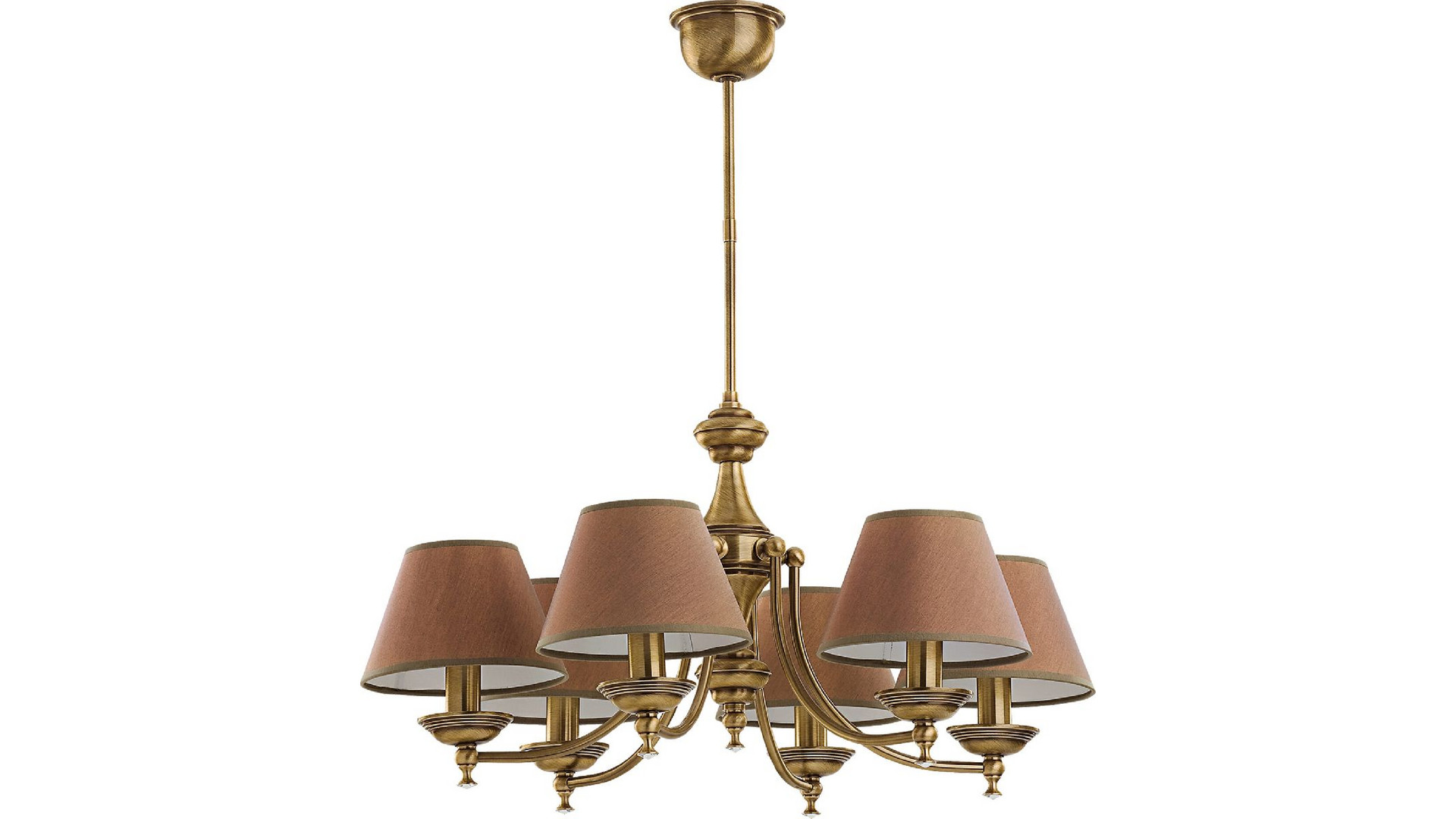 Люстра на штанге Kutek San Marino Lampshade SAN-ZW-6(P/A)CR