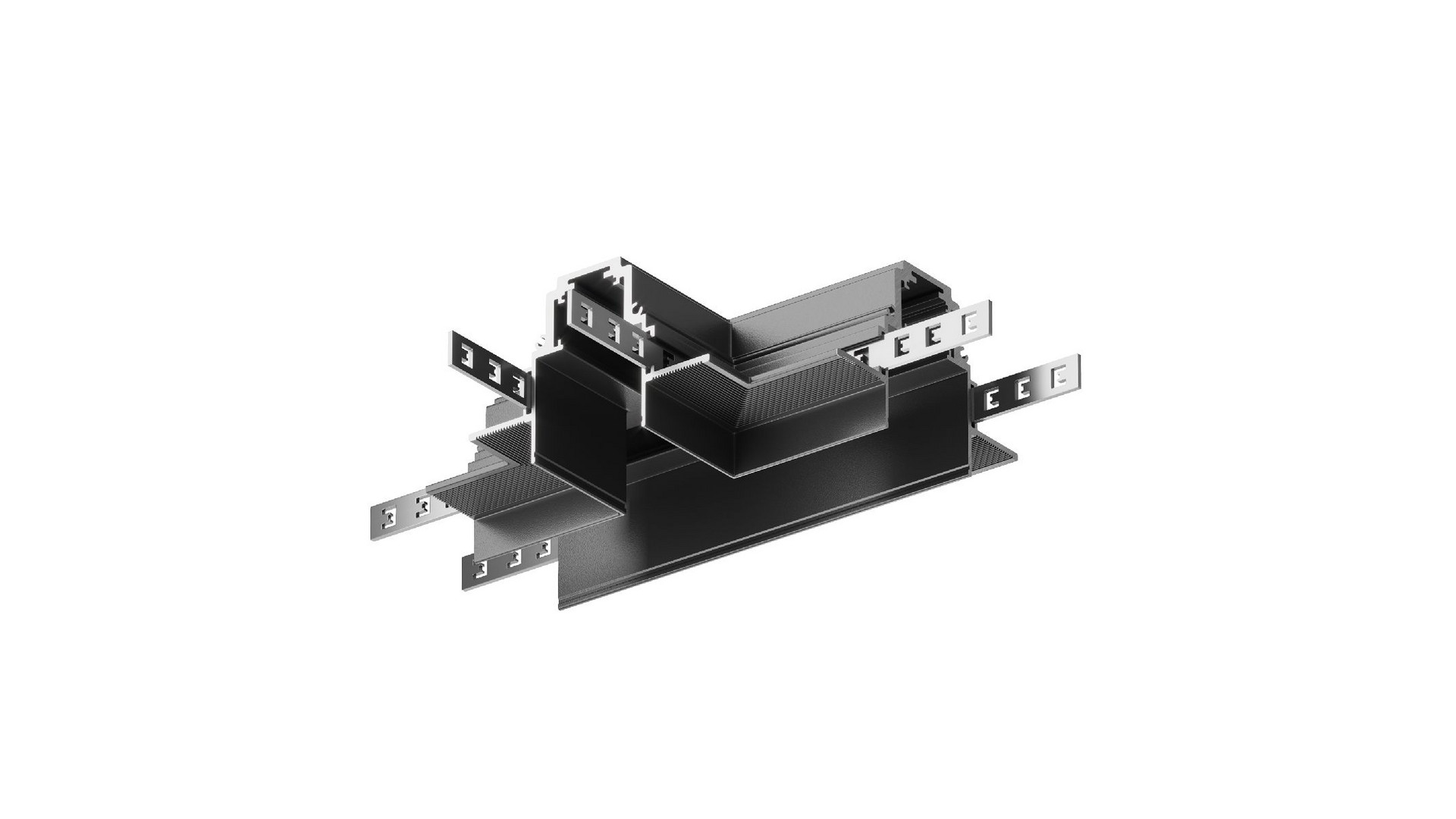 Угол-соединитель для магнитного шинопровода Maytoni Technical Magnetic track system Gravity TRA010CT-42B