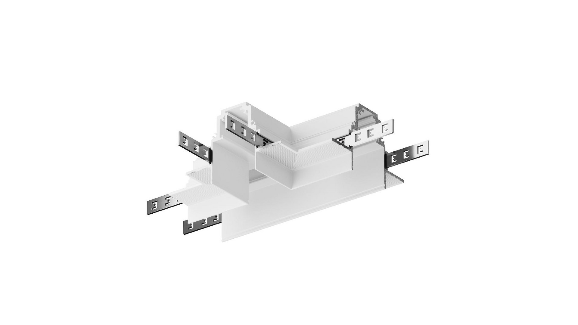 Угол-соединитель для магнитного шинопровода Maytoni Technical Magnetic track system Gravity TRA010CT-42W