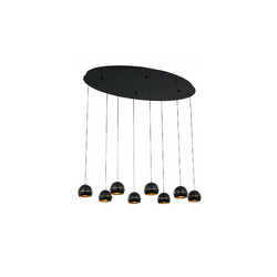 Подвесная люстра DeLight Collection MD21001034-8A black/gold