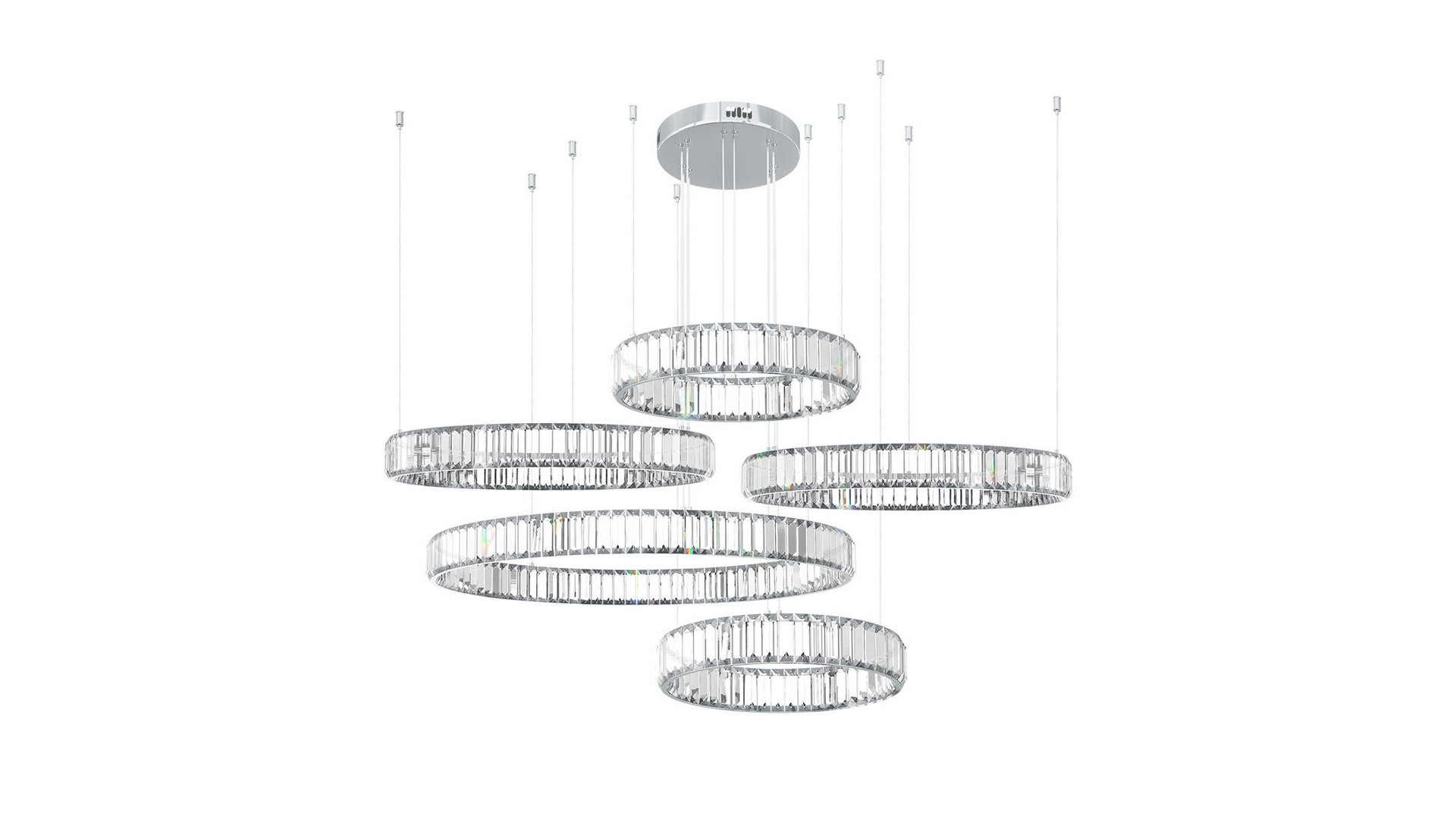 Подвесная люстра Loft IT Crystal ring 10135/5 Chrome