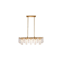 Люстра на штанге Indigo Brina 12027/10PL Brass V000367