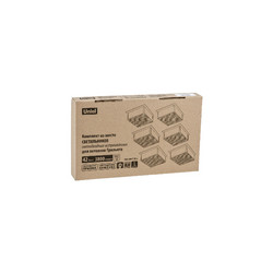 Встраиваемый светильник Uniel ULP-0808 42W/4000К IP40 GRILYATO BLACK KIT06 UL-00011061