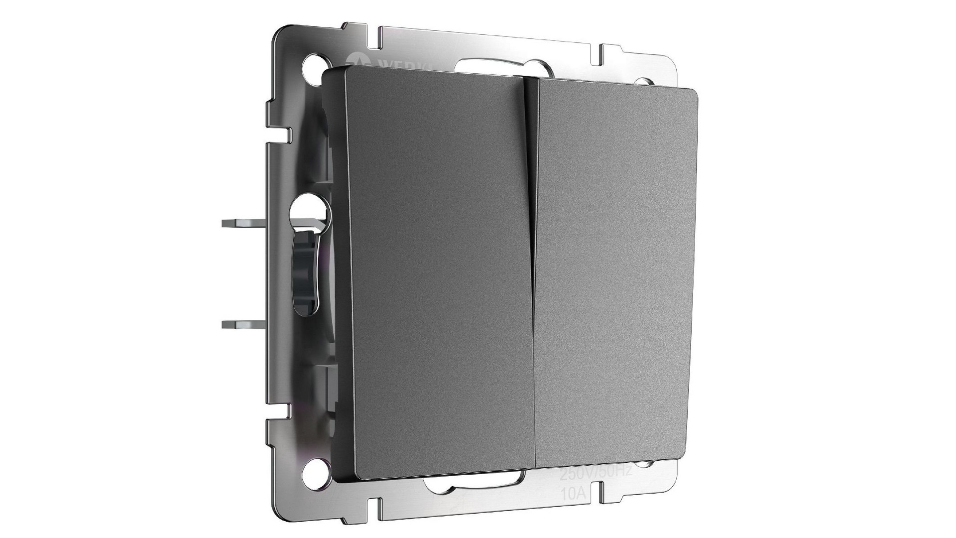 Выключатель двухклавишный Werkel W1120064 4690389194351 a063098