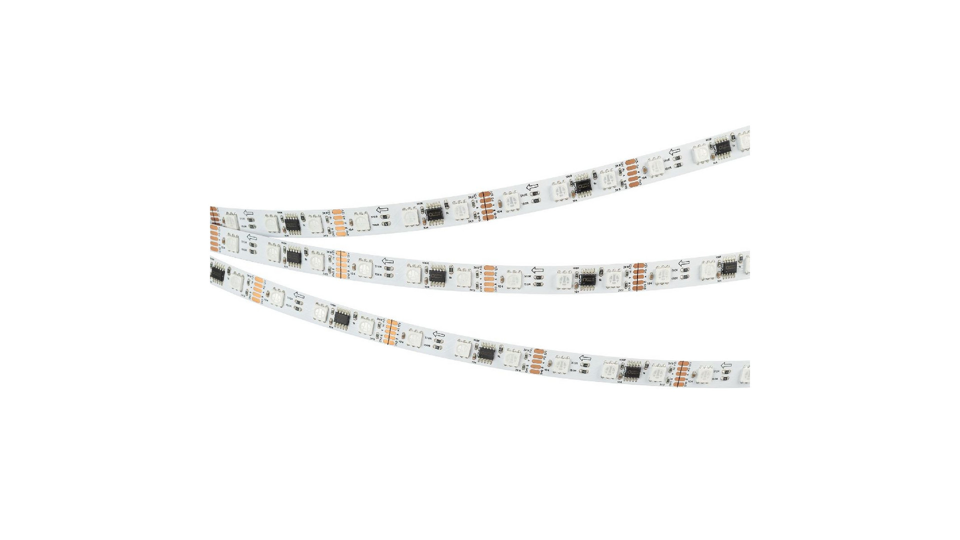 Светодиодная лента Arlight DMX-B60-10mm 12V RGB-PX3 (14 W/m, IP20, 5060, 5m) 039174