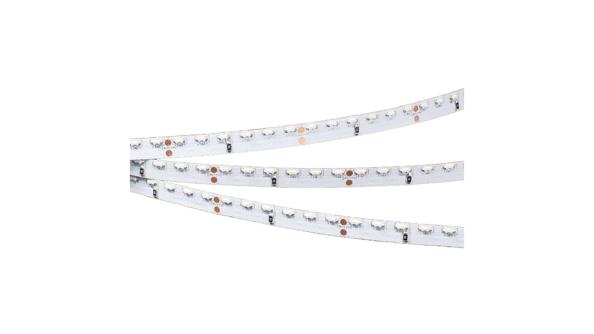 Светодиодная лента Arlight RS 2-5000 24V Day 2x (335, 600 LED) (Arlight, 9.6 Вт/м, IP20) 019946