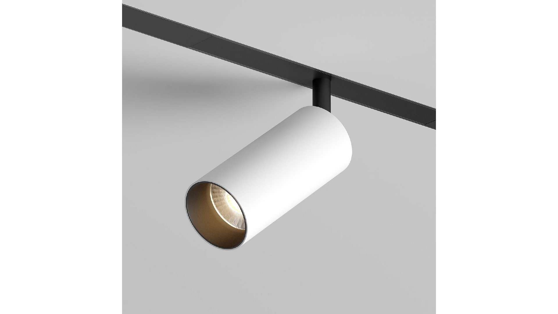 Трековый однофазный светильник Denkirs Smart Spot DK8040-BW+BK