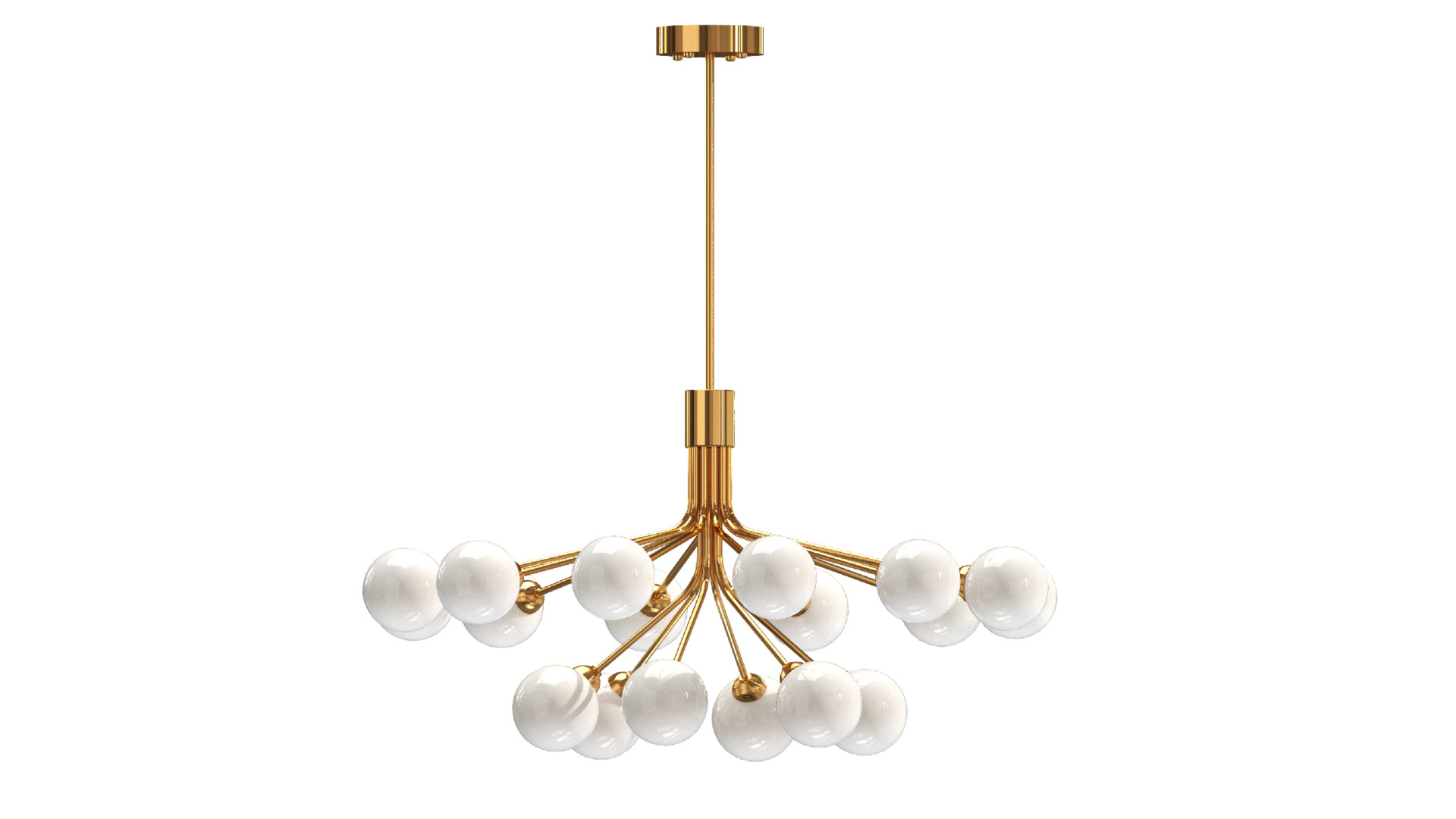 Люстра на штанге Milosh Tendence Lola 0856CL-18CO