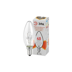 Лампа накаливания Эра E14 40W ДС 40-230-E14-CL Б0039127