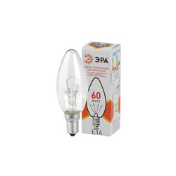 Лампа накаливания Эра E14 60W ДС 60-230-E14-CL Б0039129