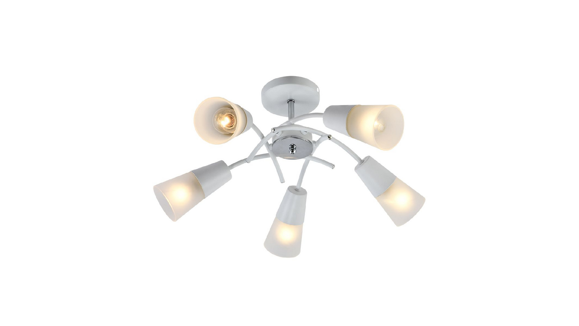 Люстра на штанге Escada Calla 1109/5P White