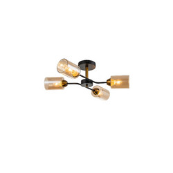 Люстра на штанге Escada Vertigo 1131/4P Black/Gold