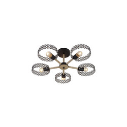Люстра на штанге Escada Banjo 679/5P Black