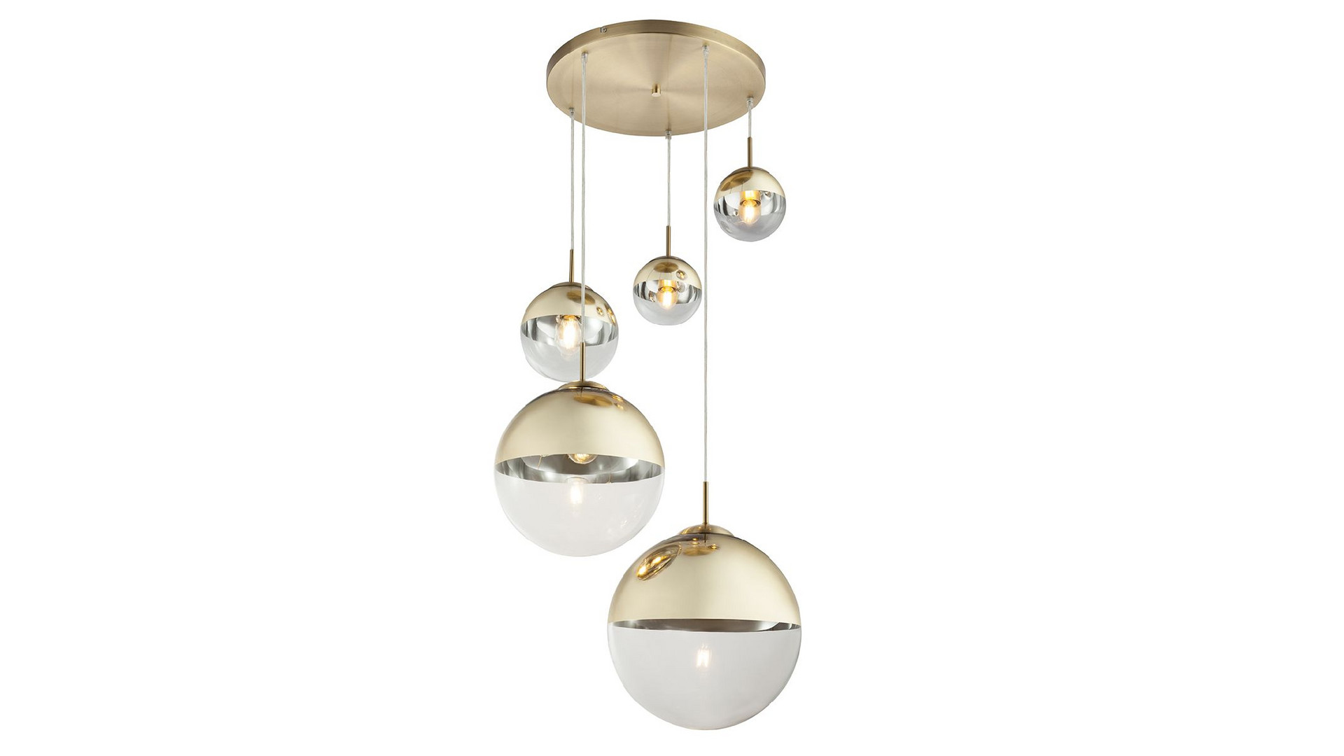 Подвесной светильник Toplight Glass TL1203H-05GD