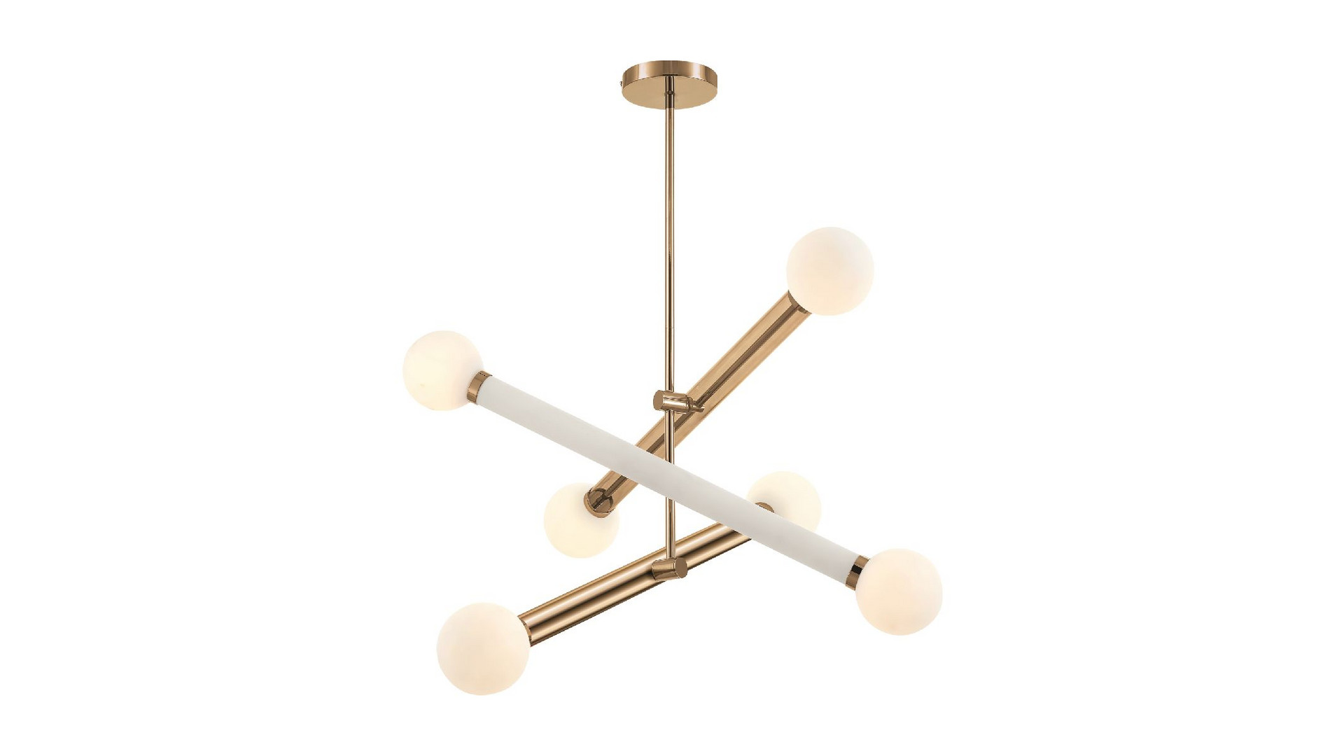 Люстра на штанге Freya Cross FR5381PL-06G