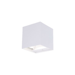 Уличный настенный светильник Uniel ULU-S55B-2x3W/3000K+4000K+6000K IP65 WHITE UL-00010854
